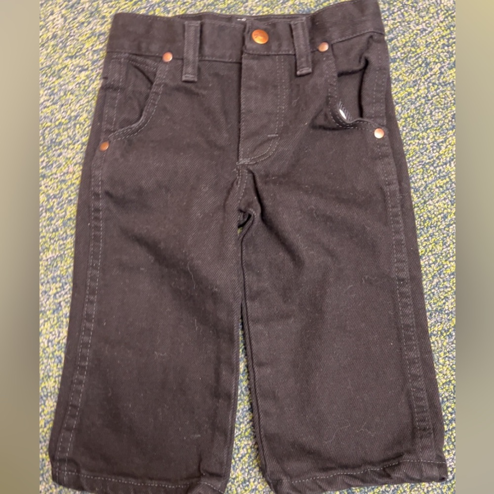 Black Toddler Wranglers size 1T Regular. NEW